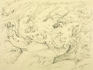 Sirens 1947 by André Masson 1896-1987